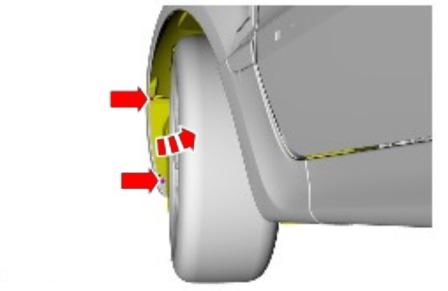 diagrama de montaje del parachoques delantero Ford Galaxy / S-Max (2006-2015)