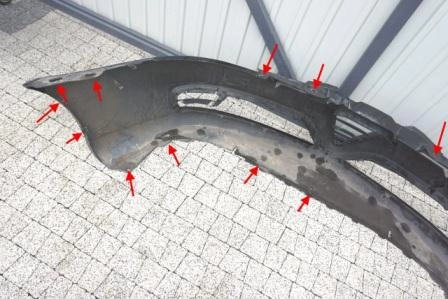 mounting points for the front bumper Alfa Romeo GT