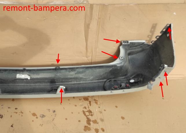 rear bumper attachment points Citroen Jumper (2006-2023)