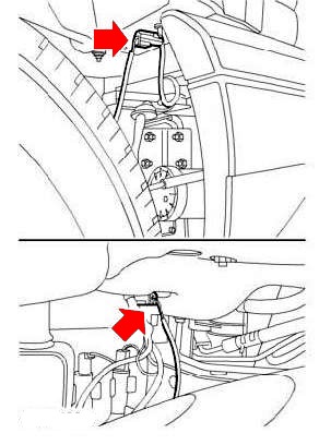 schema di montaggio del paraurti anteriore per Land Rover Discovery II (1998-2004)