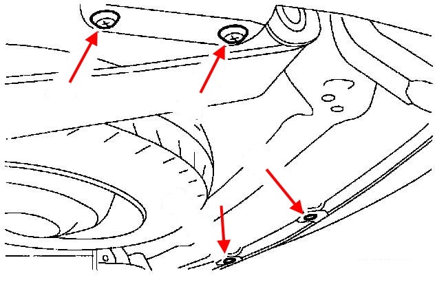 Mercury Villager Rear Bumper Mounting Diagram