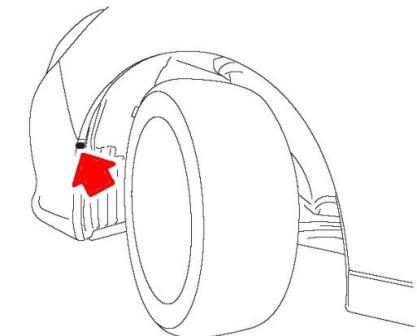 the scheme of fastening of a forward bumper Subaru XV crostrek