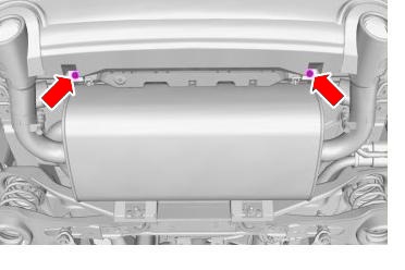 the scheme of fastening the rear bumper of the Volvo C30