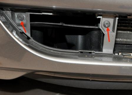 mounting points for the front bumper BMW 7-series E65 (E66)
