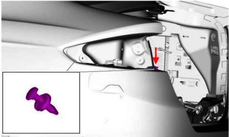 Diagrama de montaje del parachoques trasero del Ford Fusion (después de 2012)