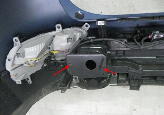 rear bumper attachment points Kia Sportage IV QL (2016-2022)