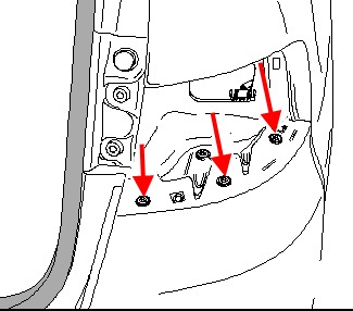diagram of rear bumper SEAT Ibiza MK3 (2002-2008 year)
