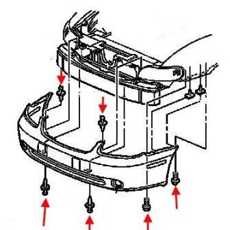 How To Remove Front And Rear Bumper Chevrolet Malibu 1999