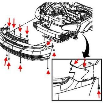 How To Remove Front And Rear Bumper Chevrolet Malibu 2004