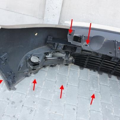 Comment enlever les pare-chocs avant et arrière Renault Scenic 3 (2009-2015)