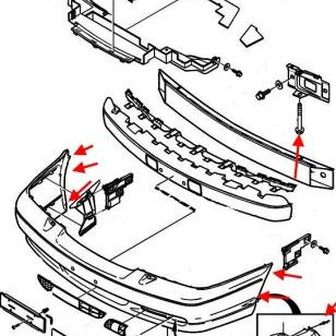 How To Remove Front And Rear Bumper Volvo S70 V70 Xc70