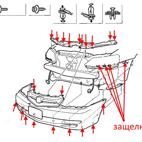 How To Remove Front And Rear Bumper Acura Tl Honda
