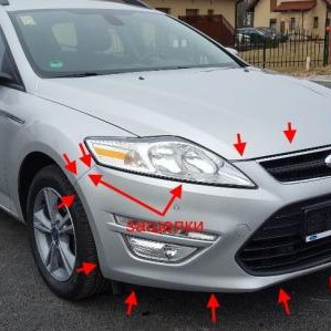 How To Remove Front And Rear Bumper Ford Mondeo Mk4 2007 2013
